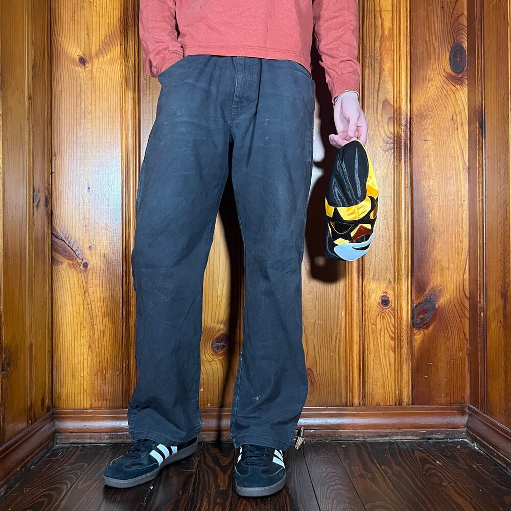Dickies 38x30 Workwear Carpenter Pants Black Relaxed
